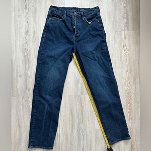 Old Navy Straight Leg Dark Wash Tall Jeans